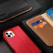 DUX DUCIS oldalra nyíló tok HIVO iPhone 15 Pro, piros