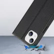 Dux Ducis Skin X2 oldalra nyíló tok iPhone 14 Plus tok patenttal, fekete