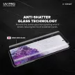 X-ONE UV teljes kijelzős edzett üvegfólia Samsung Galaxy S21 Ultra (tokbarát) ujjlenyomat-érzékelővel működik