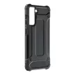 Hybrid Armor Tough Rugged ütésálló tok Samsung Galaxy S21, fekete