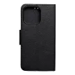 Smart Fancy oldalra nyíló tok iPhone 13 Pro, fekete