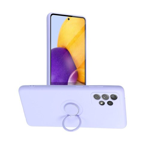 Silicone Ring Case tok SAMSUNG A52 5G/A52 LTE ( 4G )/A52S, lila
