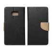 Smart Fancy oldalra nyíló tok XIAOMI Redmi 10, arany, fekete