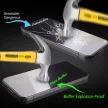 Bestsuit Flex-Buffer Hybrid Glass 5D üveg antibakteriális Biomaster bevonattal Apple iPhone 13 mini, fekete