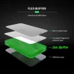 Bestsuit Flex-Buffer Hybrid Glass 5D üveg antibakteriális Biomaster bevonattal Apple iPhone 13 mini, fekete