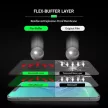 Bestsuit Flex-Buffer Hybrid Glass 5D üveg antibakteriális Biomaster bevonattal Apple iPhone 13 Pro Max/14 Plus, fekete