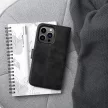 TENDER Book Case oldalra nyíló tok iPhone 13 MINI, fekete