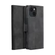 TENDER Book Case oldalra nyíló tok iPhone 13 MINI, fekete