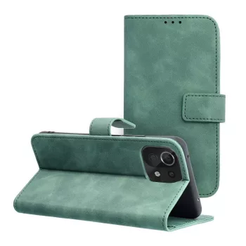   TENDER Book Case oldalra nyíló tok XIAOMI Mi 11 Lite 5G/Mi 11 Lite LTE( 4G )/Mi 11 Lite NE, zöld