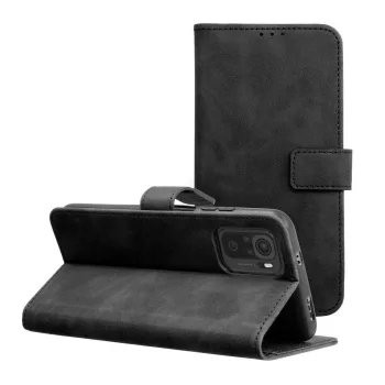   TENDER Book Case oldalra nyíló tok XIAOMI Redmi Note 10/10S, fekete
