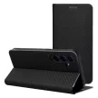 LUNA Book Carbon oldalra nyíló tok XIAOMI Redmi Note 11/11S, fekete