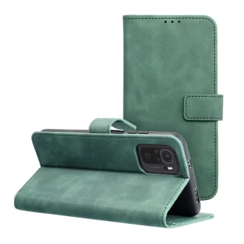   TENDER Book Case oldalra nyíló tok XIAOMI Redmi Note 11/11S, zöld