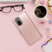 MEZZO Book case, oldalra nyíló tok XIAOMI Redmi Note 11 Pro/11 Pro 5G mandala, rozéarany