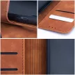 TENDER Book Case oldalra nyíló tok XIAOMI Redmi Note 11 Pro/11 Pro 5G tok, barna