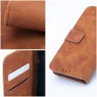 TENDER Book Case oldalra nyíló tok XIAOMI Redmi Note 11 Pro/11 Pro 5G tok, barna