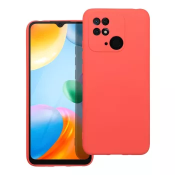 SILICONE case tok XIAOMI Redmi 10C, piros