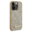 Guess Disco Metal Script Case iPhone 14 Pro tok, arany