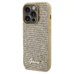 Guess Disco Metal Script iPhone 14 Pro Max 6.7" Pro hátlap, tok, arany