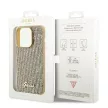 Guess Disco Metal Script iPhone 14 Pro Max 6.7" Pro hátlap, tok, arany