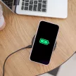 Szilikon MAG COVER tok, MagSafe iPhone 14 Pro, rózsaszín