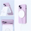 Szilikon MAG COVER tok, MagSafe iPhone 14 Pro, rózsaszín