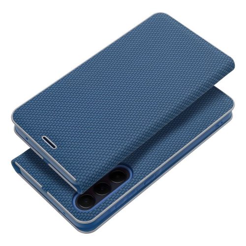 LUNA Book Carbon oldalra nyíló tok XIAOMI Redmi Note 12 Pro 5G, kék