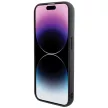Karl Lagerfeld KLHCP14LGSAKCPK Gripstand Saffiano Karl&Choupette Pins case for iPhone 14 Pro iPhone 14 Pro 6.1", hátlap, tok, fekete