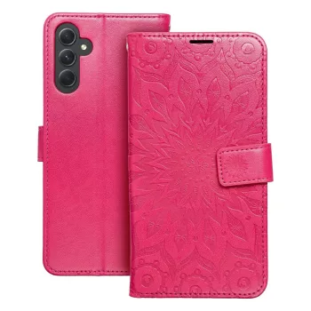   MEZZO Book case, oldalra nyíló tok SAMSUNG A54 5G mandala, rózsaszín