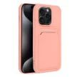Card Case tok iPhone 15 Pro, rózsaszín