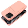 Card Case tok iPhone 15 Pro Max, rózsaszín