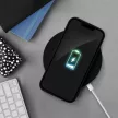SILICONE tok iPhone 15 Pro Max, fekete