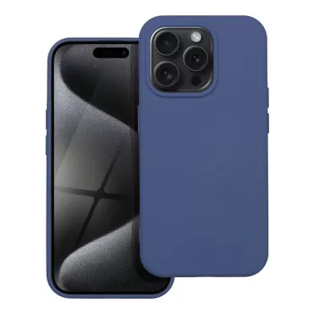 SILICONE tok iPhone 15 Pro, kék