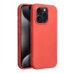 SILICONE case tok iPhone 15 Pro, piros