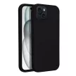 SILICONE tok iPhone 15 Plus, fekete