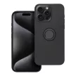 SILICONE RING tok iPhone 15 Pro Max, fekete