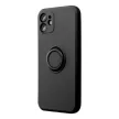 SILICONE RING tok iPhone 15 Pro, fekete