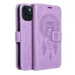 MEZZO Book case, oldalra nyíló tok iPhone 15 álomcsapdás, lila