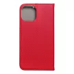 Smart Magnet oldalra nyíló tok iPhone 15, piros