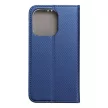 Smart Magnet oldalra nyíló tok iPhone 15 Pro, sötétkék