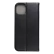 Smart Magnetic Iphone 15 Plus oldalra nyíló tok, fekete