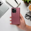 Smart Magnetic Iphone 15 Plus oldalra nyíló tok, bordó