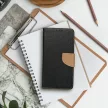 Smart Fancy oldalra nyíló tok iPhone 15 Pro, arany, fekete