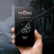 Forcell hajlékony nano üveg 5D iPhone 15 Pro Max, fekete