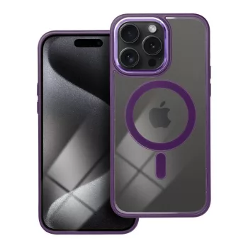   COLOR EDGE MAG COVER tok, MagSafe iPhone 15 Pro Max mély, lila