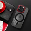 COLOR EDGE MAG COVER tok MagSafe iPhone 15 Plus, fekete, piros