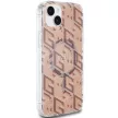 Guess IML GCube MagSafe hátlap, tok iPhone 15 Plus/14 Plus, barna
