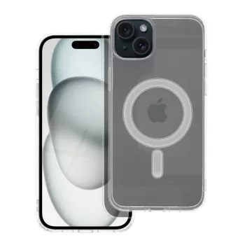   CLEAR MAG COVER tok MagSafe for iPhone 15 Plus hátlap, tok, átlátszókal