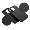LEATHER MAG COVER case MagSafe tok iPhone 15 Plus, fekete