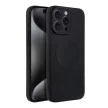 SILICONE MAG COVER tok, MagSafe iPhone 15 Pro Max, fekete