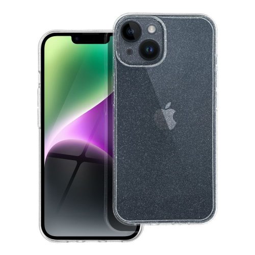 Blink Clear Case XIAOMI Redmi 12 4G 2mm csillámos szilikon hátlap, tok, átlátszó